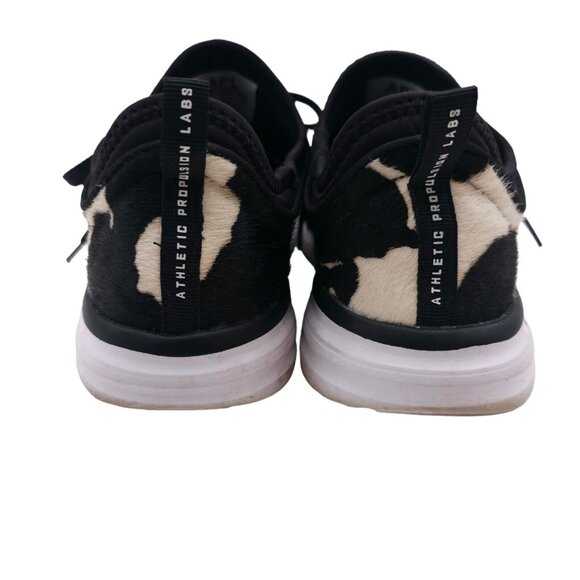 APL Athletic Propulsion Men's Iconic Phantom Black Calf Hair Sneakers Size 8 - Picture 4 of 10